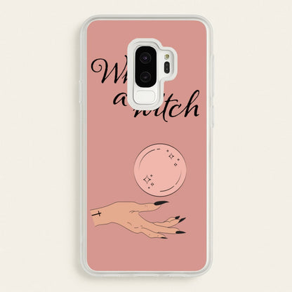 What A Witch - Halloween  - Halloween Phone Case for Galaxy S9 Plus