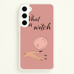 What A Witch - Halloween  - Halloween Phone Case for Galaxy S23