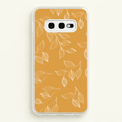 Autumn Leaf Pattern  - Patterns Phone Case for Galaxy S10e