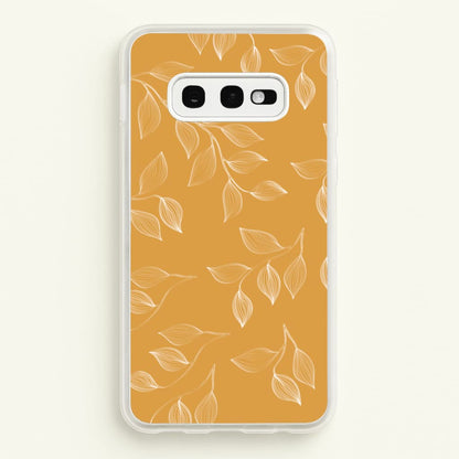 Autumn Leaf Pattern  - Patterns Phone Case for Galaxy S10e
