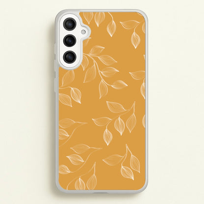Autumn Leaf Pattern  - Patterns Phone Case for Galaxy A34