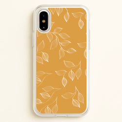 Autumn Leaf Pattern  - Patterns Phone Case for iPhone X / XS