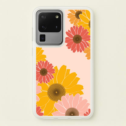 Sunflower Floral Pattern  - Patterns Phone Case for Galaxy S20 Ultra