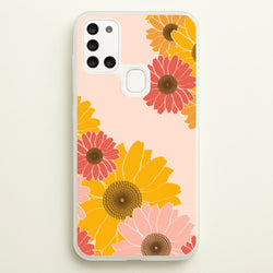 Sunflower Floral Pattern  - Patterns Phone Case for Galaxy A21s