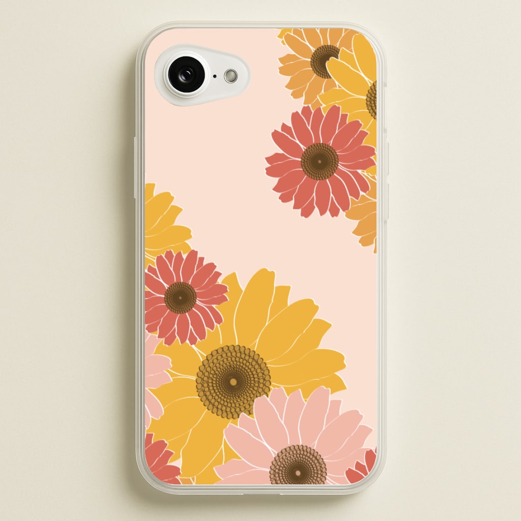 Sunflower Floral Pattern  - Patterns Phone Case for iPhone 16e
