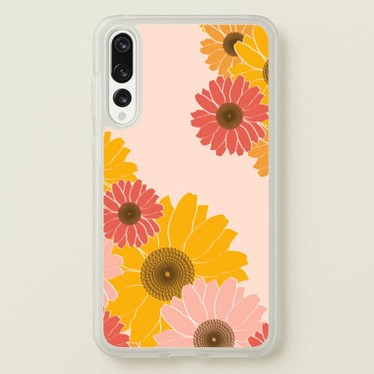Sunflower Floral Pattern  - Patterns Phone Case for Huawei P20 Pro