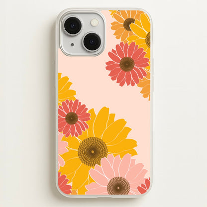 Sunflower Floral Pattern  - Patterns Phone Case for iPhone 13