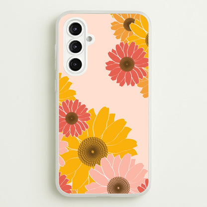 Sunflower Floral Pattern  - Patterns Phone Case for Galaxy A16