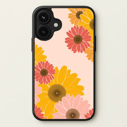 Sunflower Floral Pattern Phone Case for iPhone 17