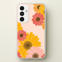 Sunflower Floral Pattern  - Patterns Phone Case for Galaxy A15