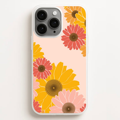 Sunflower Floral Pattern  - Patterns Phone Case for iPhone 12 Pro Max