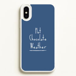 Hot Chocolate Weather  - Christmas Phone Case for iPhone XS Max