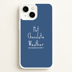 Hot Chocolate Weather  - Christmas Phone Case for iPhone 13 Mini