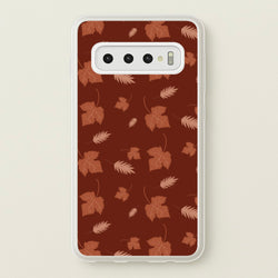 Autumn Leaf Patterns  - Pattern Phone Case for Galaxy S10 Plus