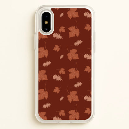 Autumn Leaf Patterns  - Pattern Phone Case for iPhone X / XS