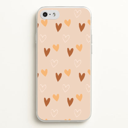 Cute Love Heart Pattern  - Pattern Phone Case for iPhone 5 / 5s / SE 2016