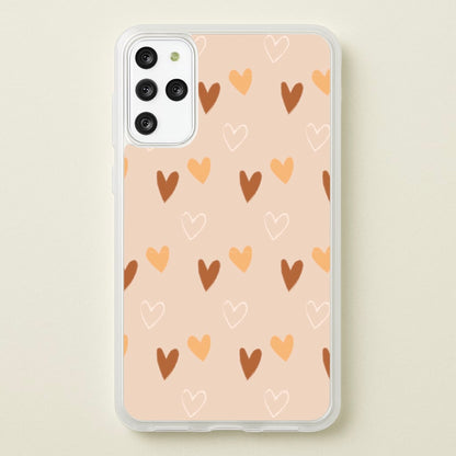 Cute Love Heart Pattern  - Pattern Phone Case for Galaxy S20 Plus