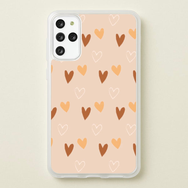 Cute Love Heart Pattern  - Pattern Phone Case for Galaxy S20 Plus
