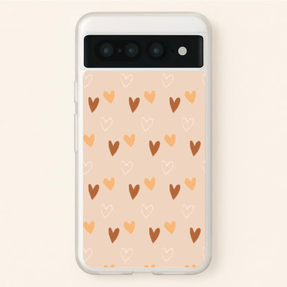 Cute Love Heart Pattern  - Pattern Phone Case for Google Pixel 7 Pro