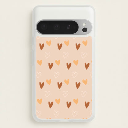 Cute Love Heart Pattern  - Pattern Phone Case for Google Pixel 9 Pro XL
