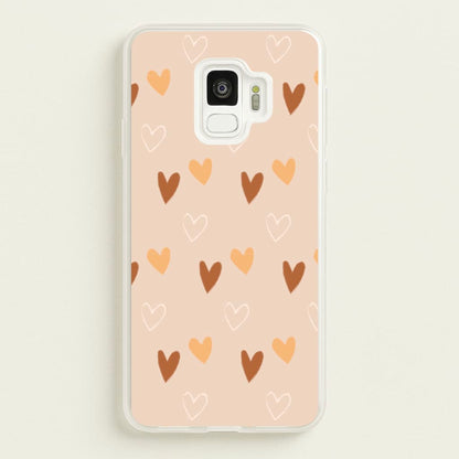 Cute Love Heart Pattern  - Pattern Phone Case for Galaxy S9
