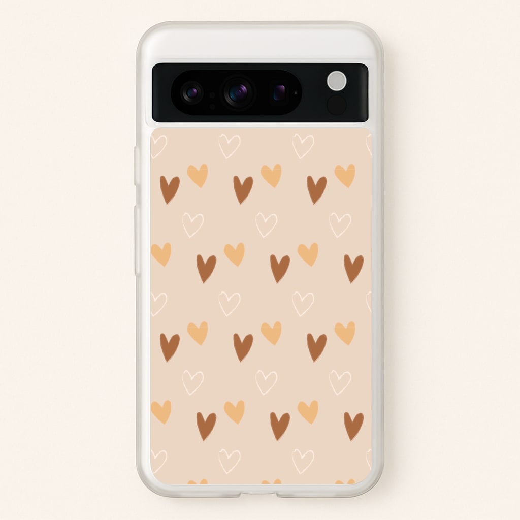 Cute Love Heart Pattern  - Pattern Phone Case for Google Pixel 8 Pro