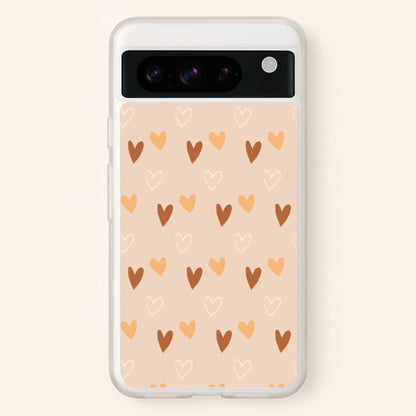 Cute Love Heart Pattern  - Pattern Phone Case for Google Pixel 8 Pro