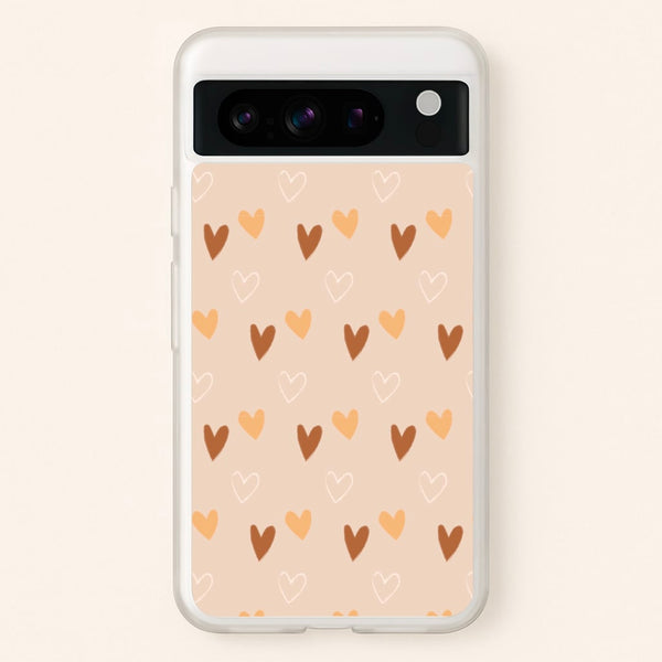 Cute Love Heart Pattern  - Pattern Phone Case for Google Pixel 8 Pro