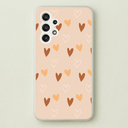 Cute Love Heart Pattern  - Pattern Phone Case for Galaxy A13