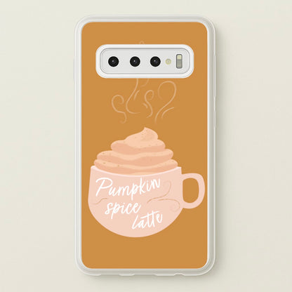 Pumpkin Spice Latte  - Christmas Phone Case for Galaxy S10