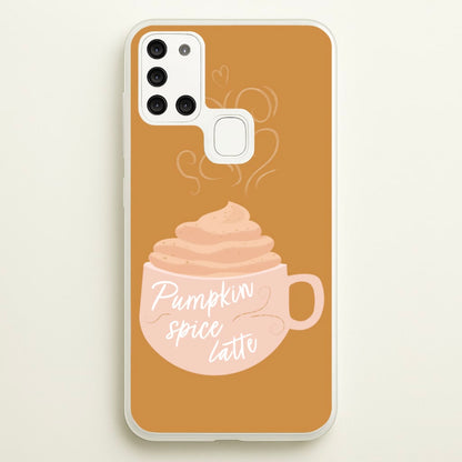 Pumpkin Spice Latte  - Christmas Phone Case for Galaxy A21s