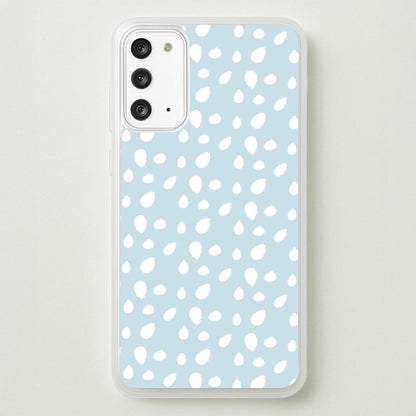 Pastel Blue Dots  - Pattern Phone Case for Galaxy Note 20