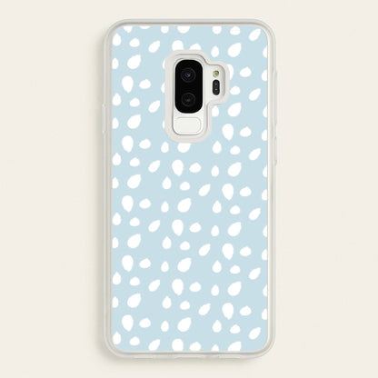 Pastel Blue Dots  - Pattern Phone Case for Galaxy S9 Plus