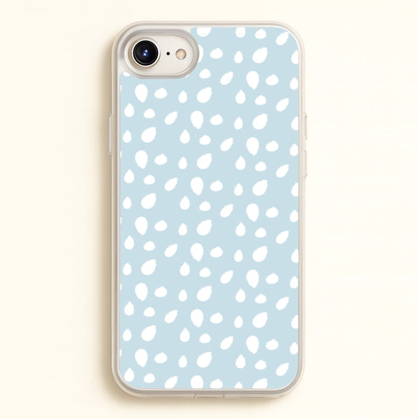 Pastel Blue Dots  - Pattern Phone Case for iPhone 6 / 7 / 8 / SE