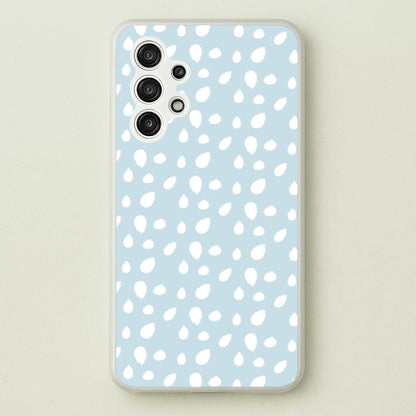 Pastel Blue Dots  - Pattern Phone Case for Galaxy A13