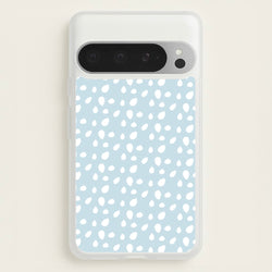 Pastel Blue Dots  - Pattern Phone Case for Google Pixel 9 Pro XL