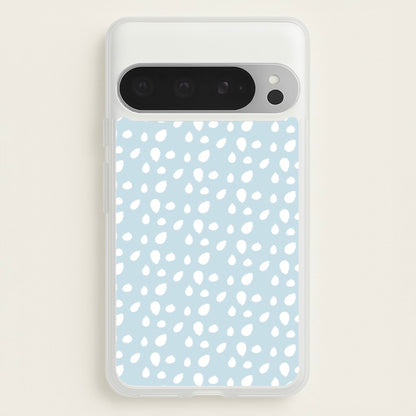 Pastel Blue Dots  - Pattern Phone Case for Google Pixel 9 Pro XL