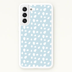 Pastel Blue Dots  - Pattern Phone Case for Galaxy S22 Plus