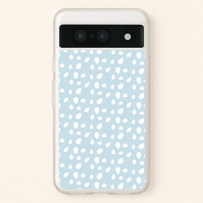 Pastel Blue Dots  - Pattern Phone Case for Google Pixel 8