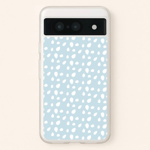 Pastel Blue Dots  - Pattern Phone Case for Google Pixel 8