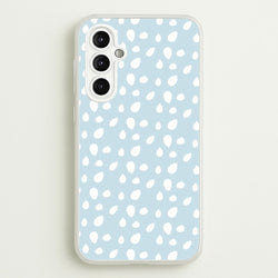Pastel Blue Dots  - Pattern Phone Case for Galaxy A14