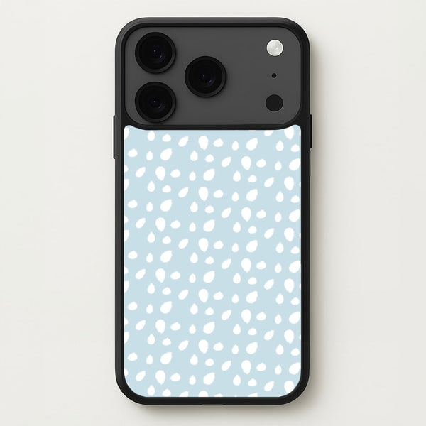 Pastel Blue Dots Phone Case for iPhone 17 Pro