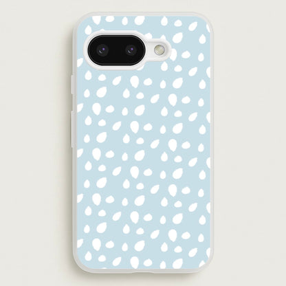 Pastel Blue Dots  - Pattern Phone Case for Google Pixel 9a