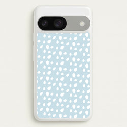 Pastel Blue Dots  - Pattern Phone Case for Google Pixel 9 / 9 Pro