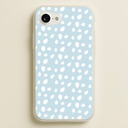 Pastel Blue Dots  - Pattern Phone Case for iPhone 16e