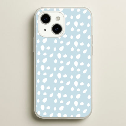 Pastel Blue Dots  - Pattern Phone Case for iPhone 14