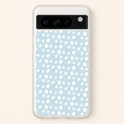 Pastel Blue Dots  - Pattern Phone Case for Google Pixel 8 Pro