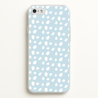 Pastel Blue Dots  - Pattern Phone Case for iPhone 5 / 5s / SE 2016