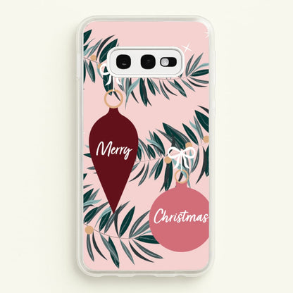 Merry Christmas  - Christmas Phone Case for Galaxy S10e