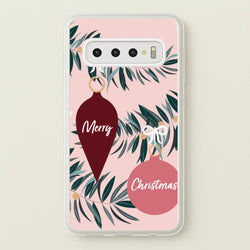Merry Christmas  - Christmas Phone Case for Galaxy S10